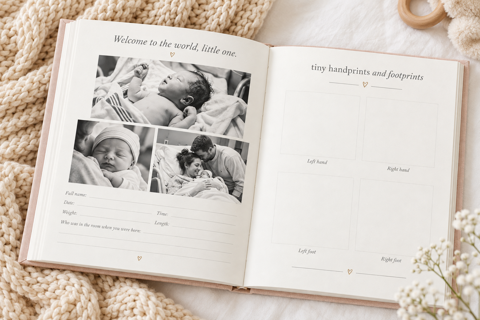 Dearly newborn memories pages